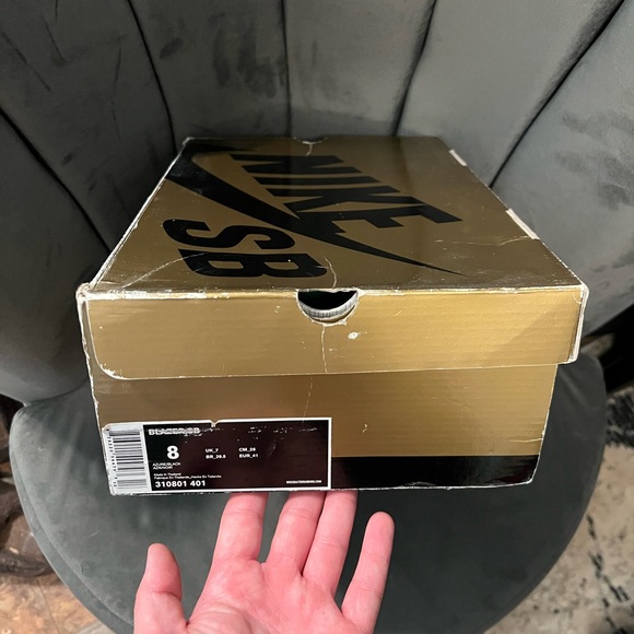 Nike SB Blazer Aqua Blue Azure - Picture 9 of 9